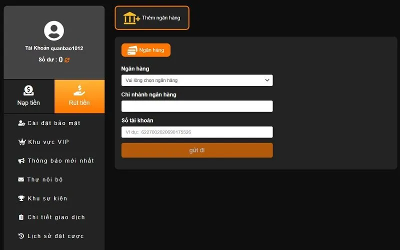 Cách rút tiền 88nn cho Newbie